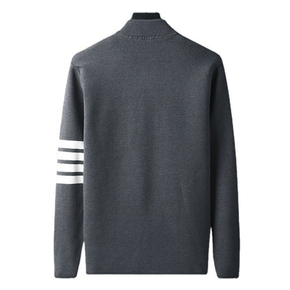 Long sleeved sweater men's knitted sweater