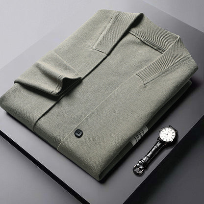 Long sleeved sweater men's knitted sweater